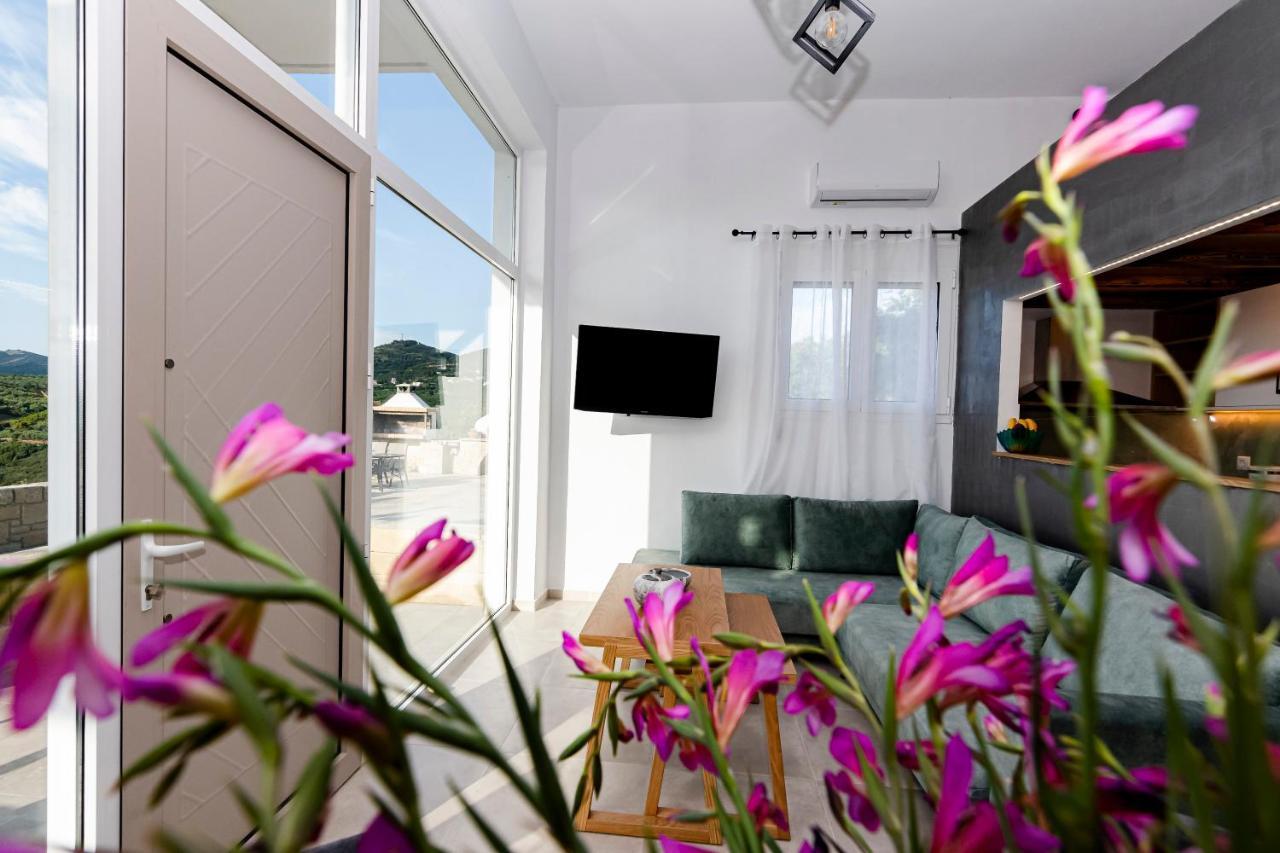 Rikanthos Stone Sea View Apartment Ι Faleliana Экстерьер фото