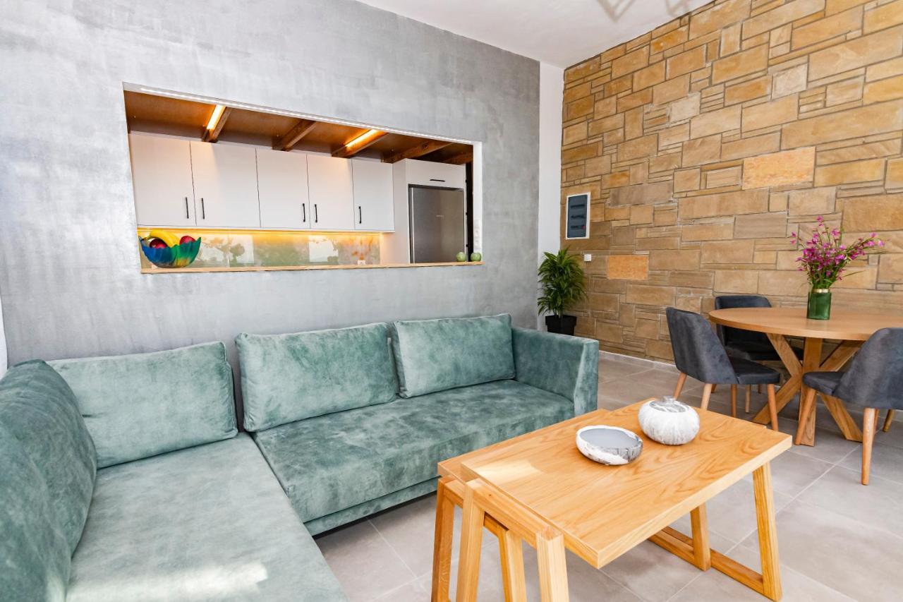 Rikanthos Stone Sea View Apartment Ι Faleliana Экстерьер фото
