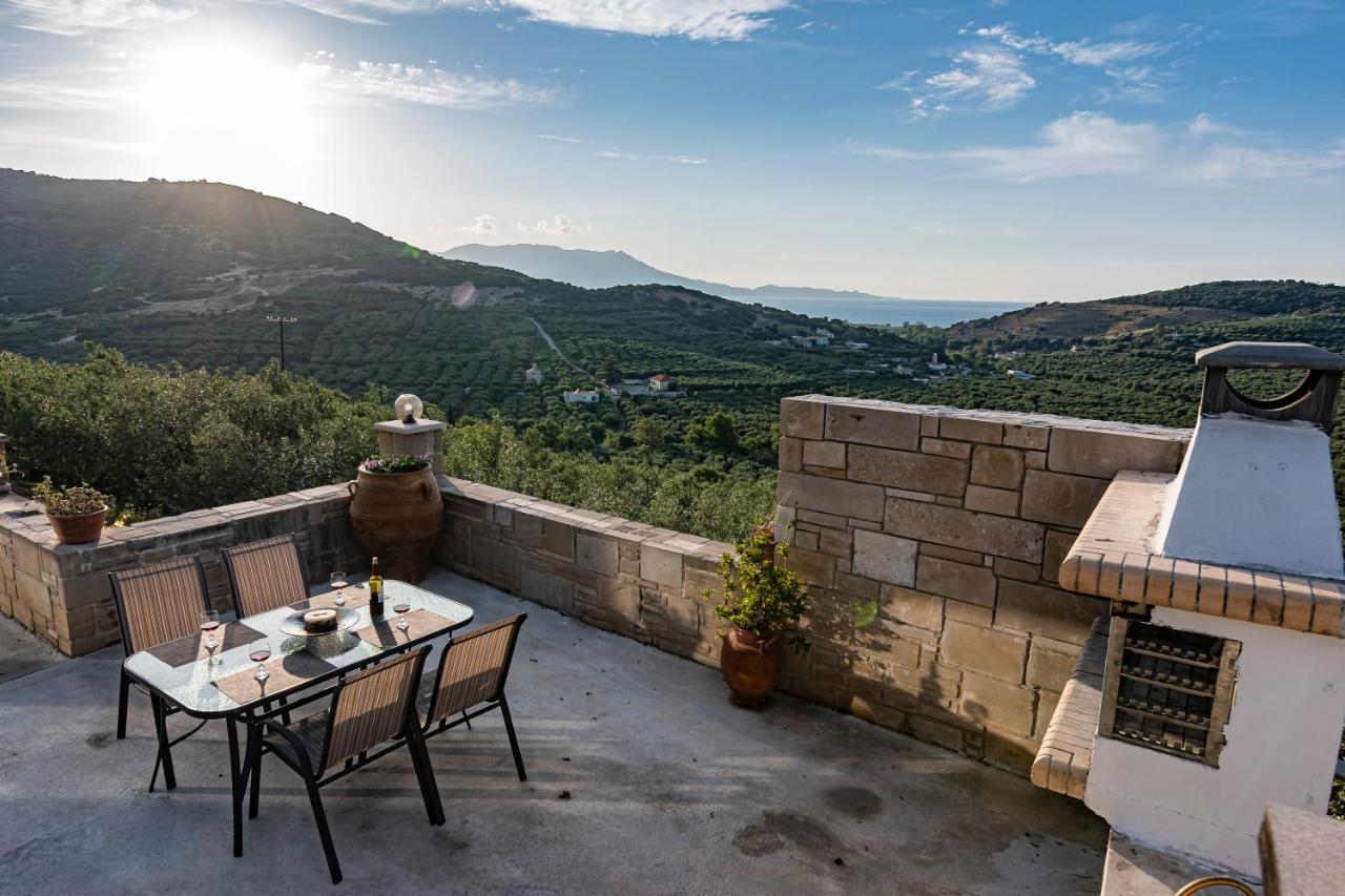 Rikanthos Stone Sea View Apartment Ι Faleliana Экстерьер фото