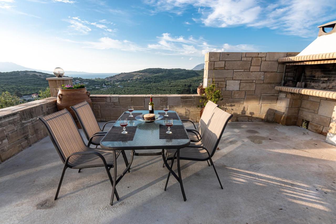 Rikanthos Stone Sea View Apartment Ι Faleliana Экстерьер фото