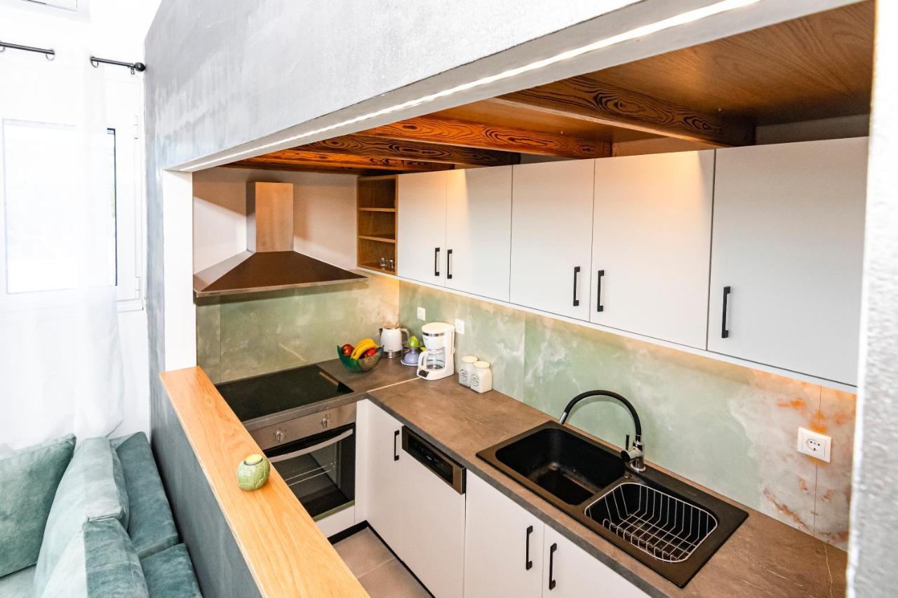 Rikanthos Stone Sea View Apartment Ι Faleliana Экстерьер фото