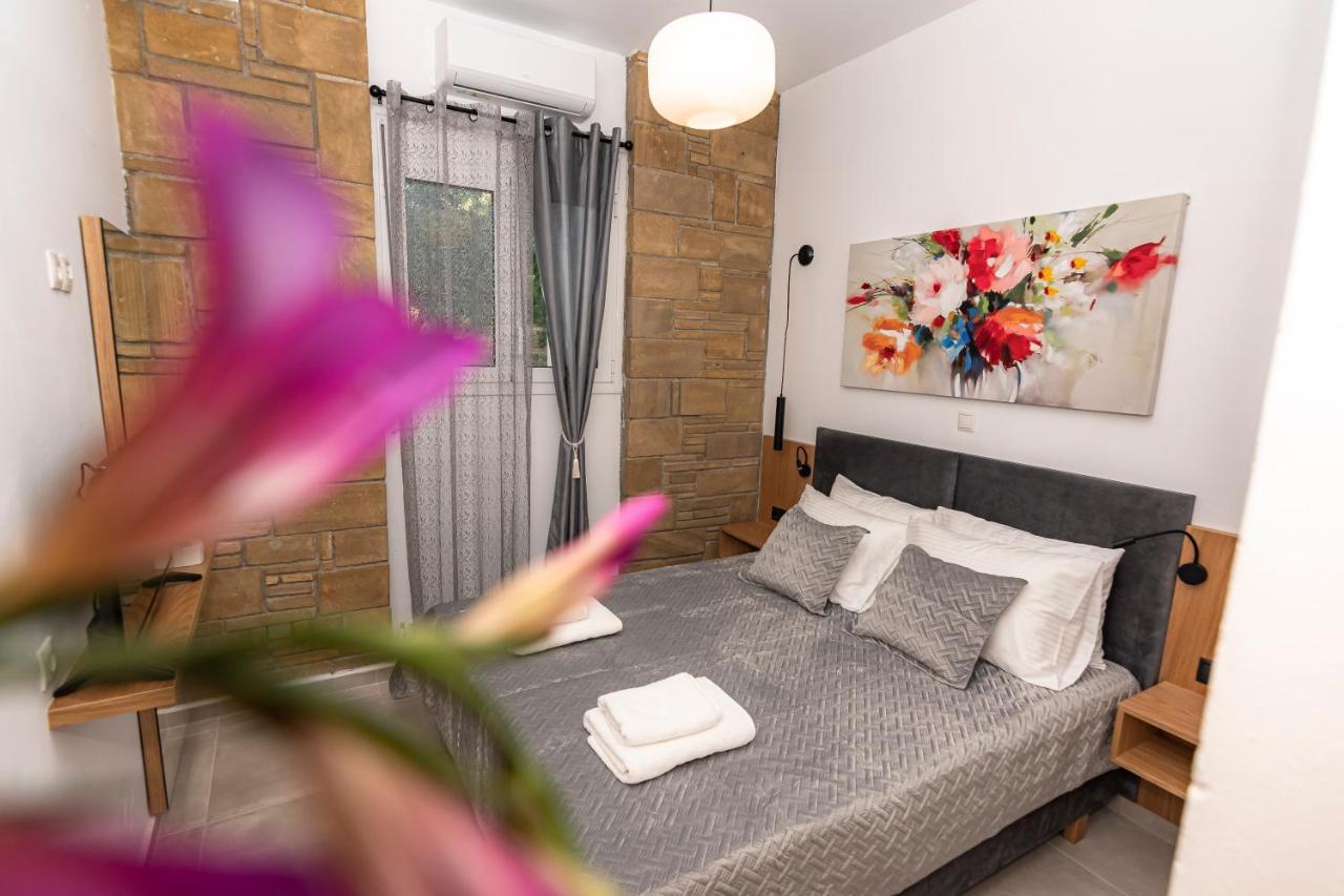 Rikanthos Stone Sea View Apartment Ι Faleliana Экстерьер фото